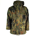 Originele Duitse legerveldjack Goretex Flecktarn Waterdichte regenwiel Parka