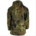 Originele Duitse legerveldjack Goretex Flecktarn Waterdichte regenwiel Parka