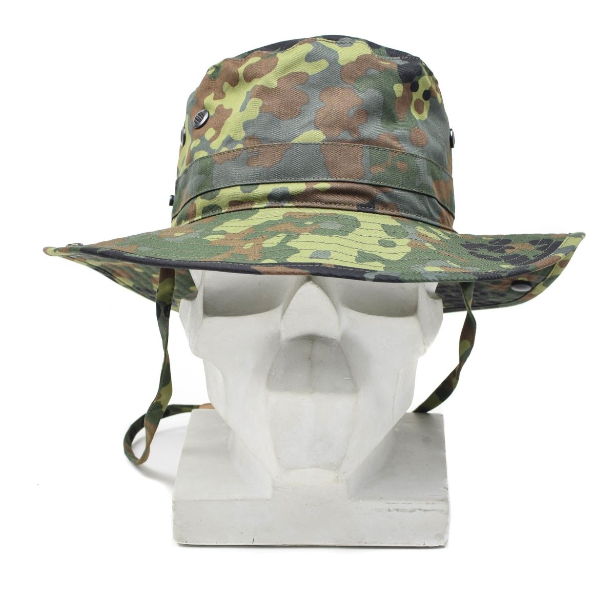 Origineel Duits leger flecktarn boonie hoed camping jagen buiten zomer pet nieuw