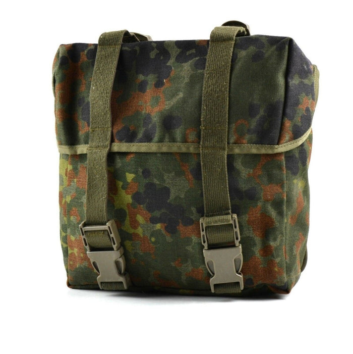 Originele Duitse leger flecktarn camo gevechtstas militair singelsysteem surplus - GoMilitar