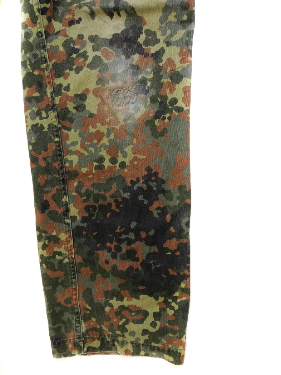 Origineel Duitse legernummer Flecktarn Camo -broek Field Combat Militaire broek