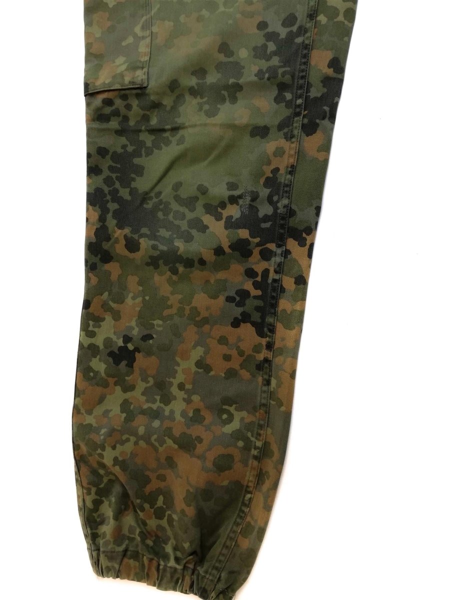 Origineel Duitse legernummer Flecktarn Camo -broek Field Combat Militaire broek