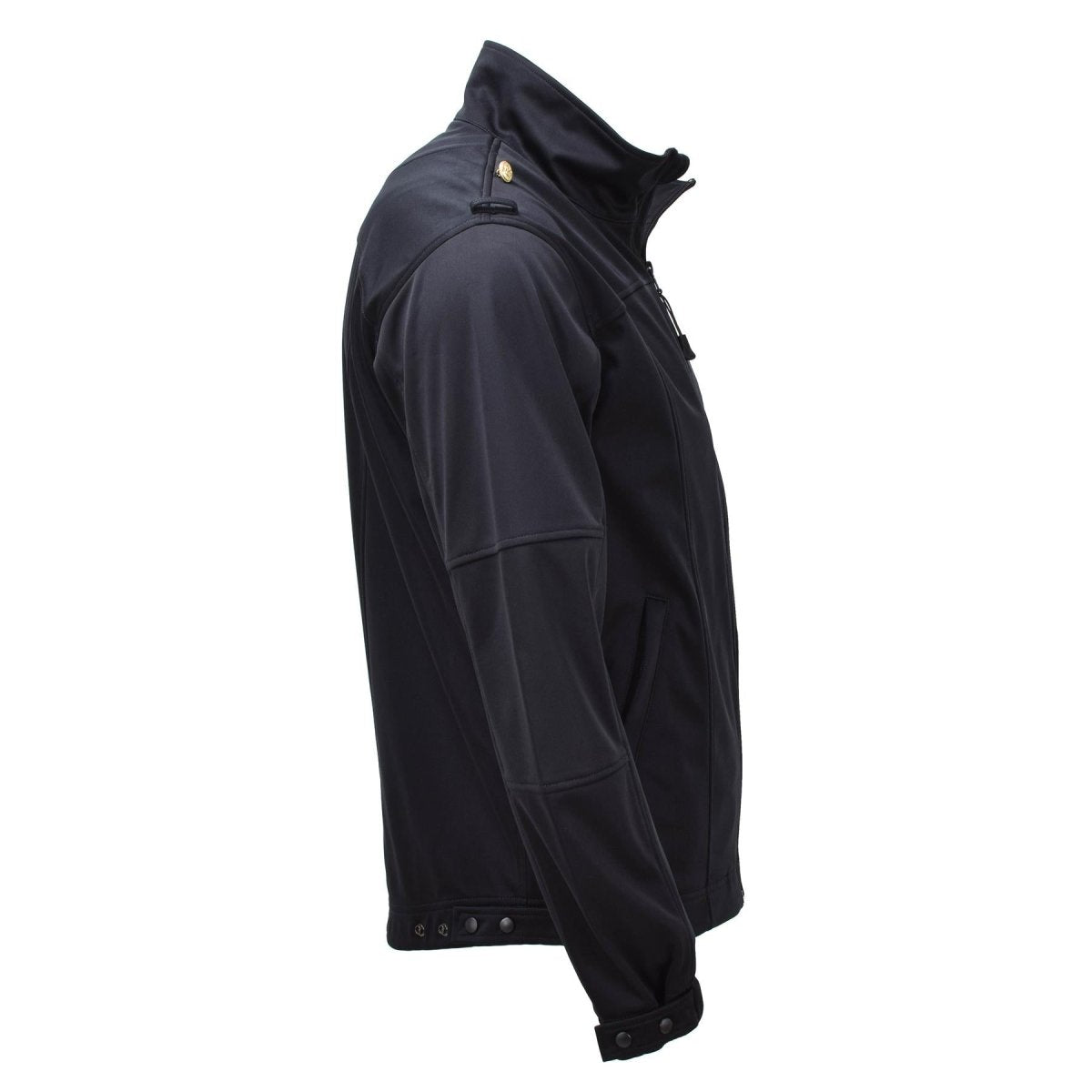 Originele Duitse leger mariene ritsjack zwarte softshell hoge kraag gevechten nieuw