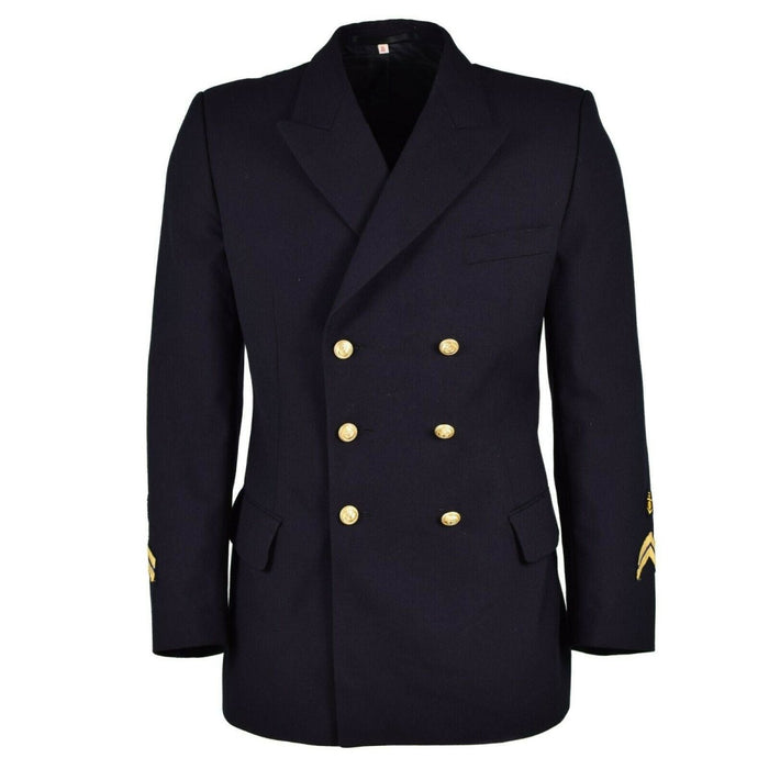 Origineel Duits leger Marines Gekleed jasje zwart navy Formeel Uniform militair - GoMilitar