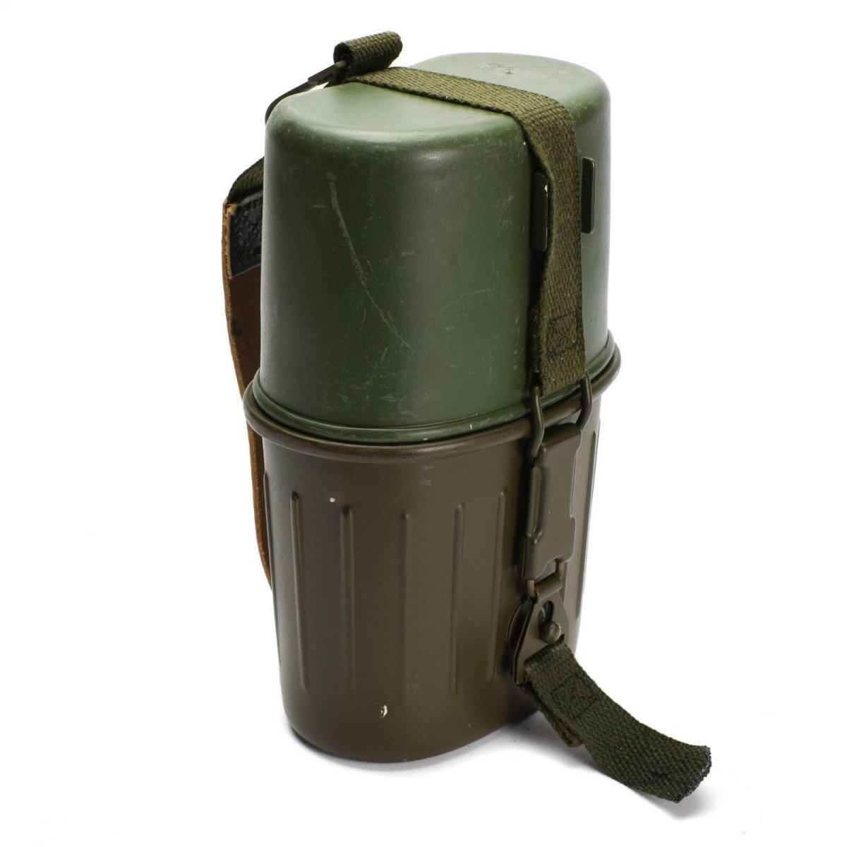 Kit de désordre de l'armée allemande originale, cantine, bouteille d'eau, ustensiles de cuisine, armée