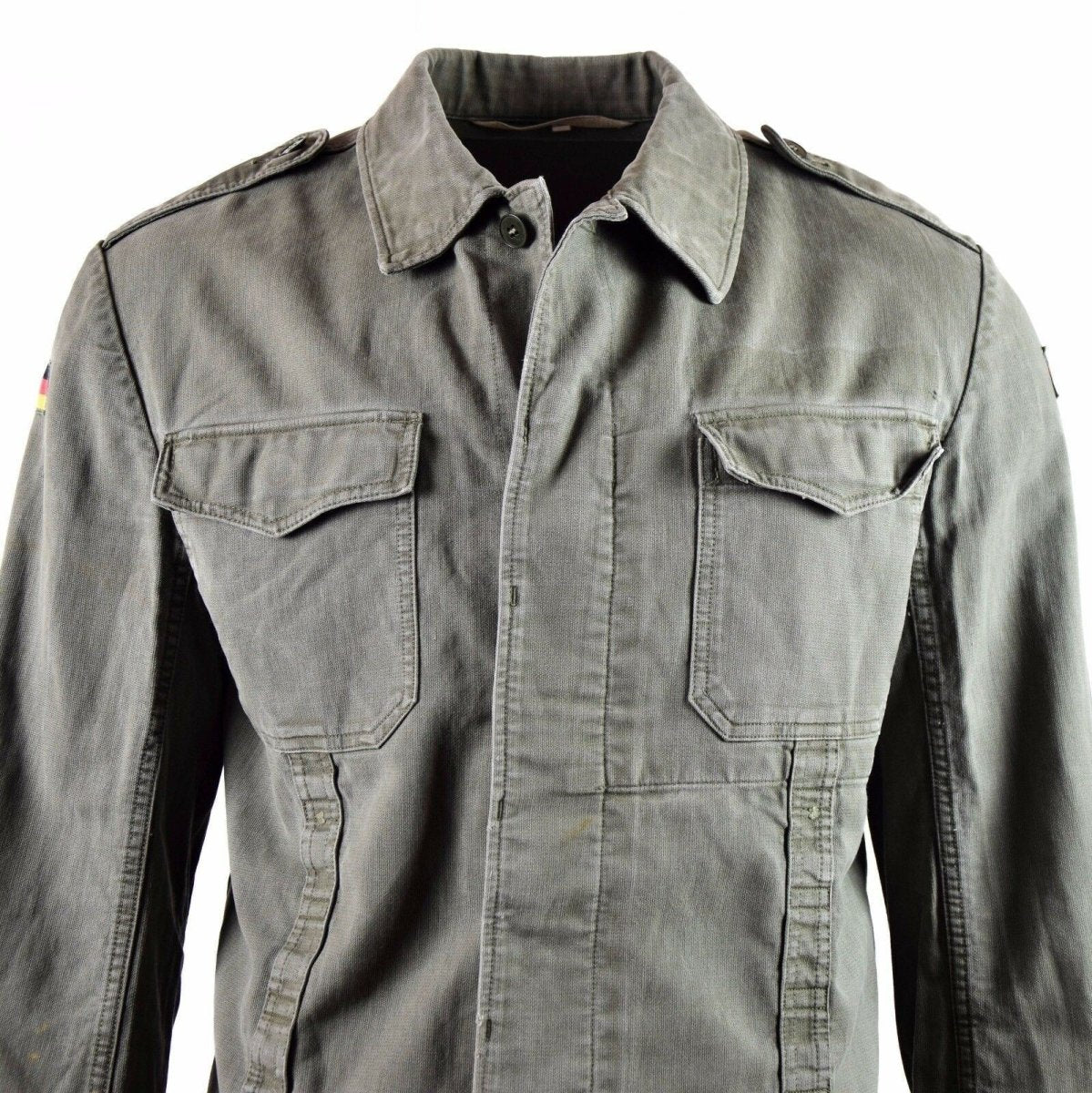 Origineel Duitse leger Moleskin Jacket. Vintage BW Army Field Olive Drab Jacket