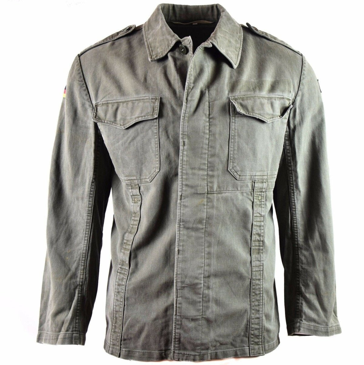 Origineel Duitse leger Moleskin Jacket. Vintage BW Army Field Olive Drab Jacket