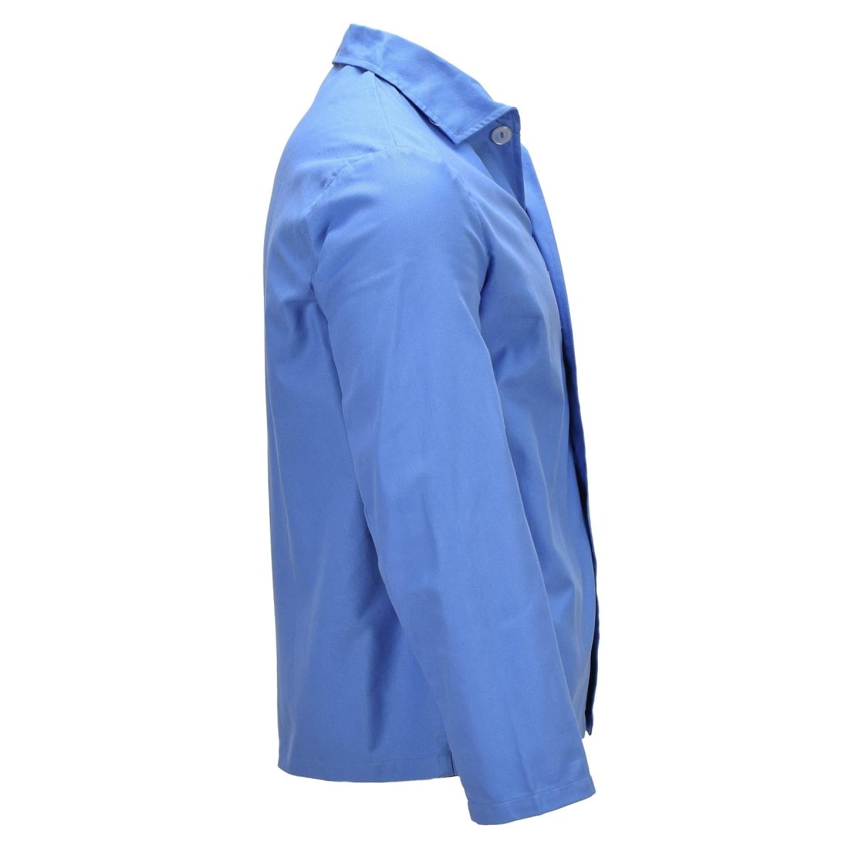 Origineel pyjamashirt van het Duitse leger met lange mouwen en knopen aan de voorkant blauw