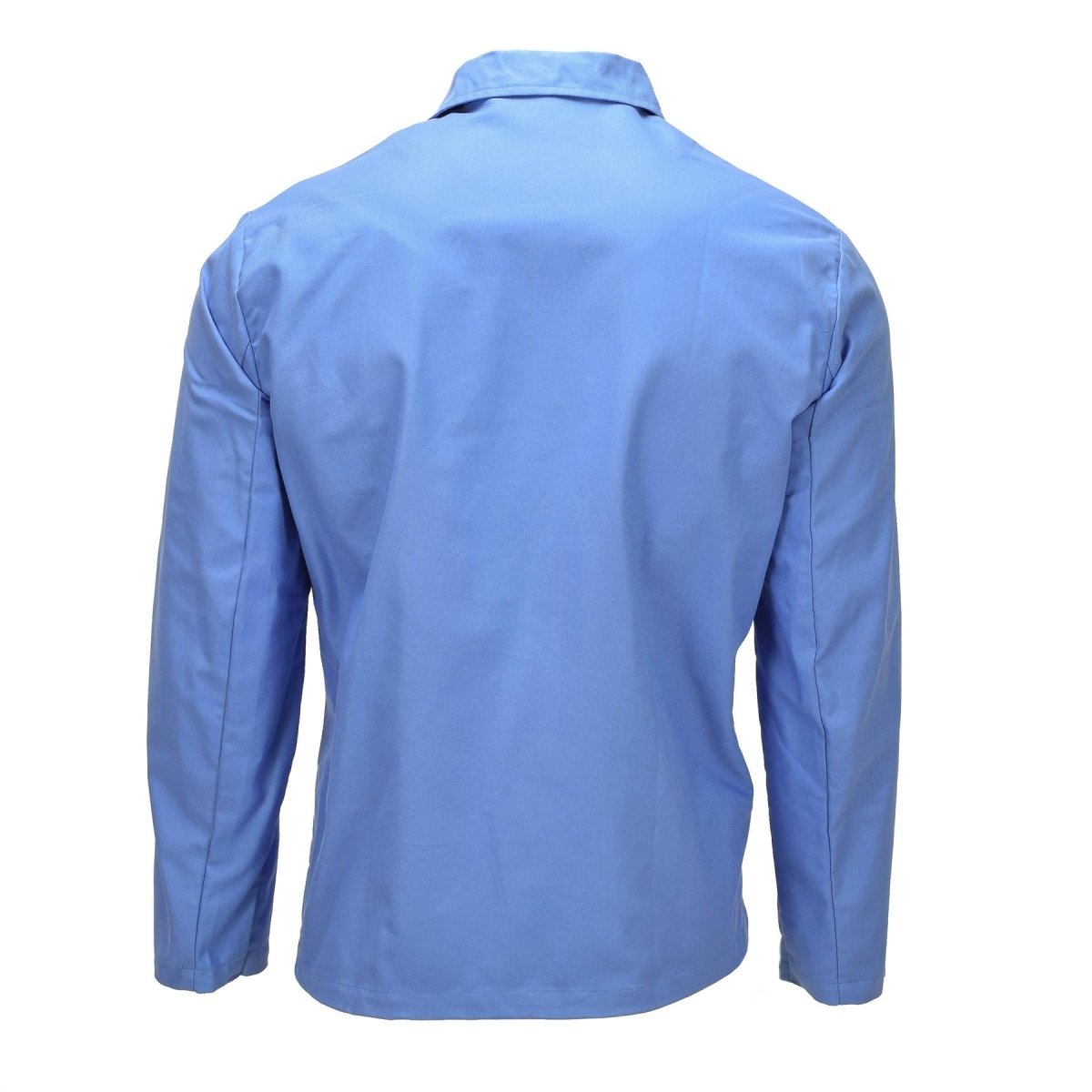 Origineel pyjamashirt van het Duitse leger met lange mouwen en knopen aan de voorkant blauw