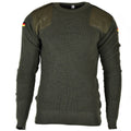 Origineel Duitse leger pullover commando jumper groene olijftrui wol nieuw