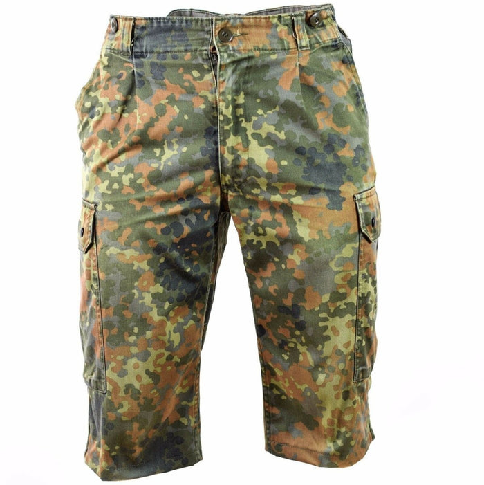 Originele Duitse legershort gevechtsveld flecktarn camouflage bermuda - GoMilitar