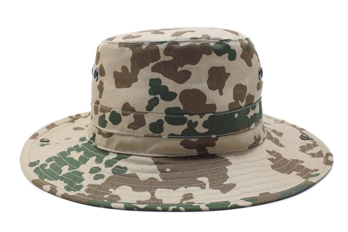 Origineel Duits leger tropische camo boonie hoed camping jagen buiten pet nieuw