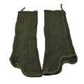 Chauffe-poignets thermiques en coton d'origine de l'armée allemande, olive