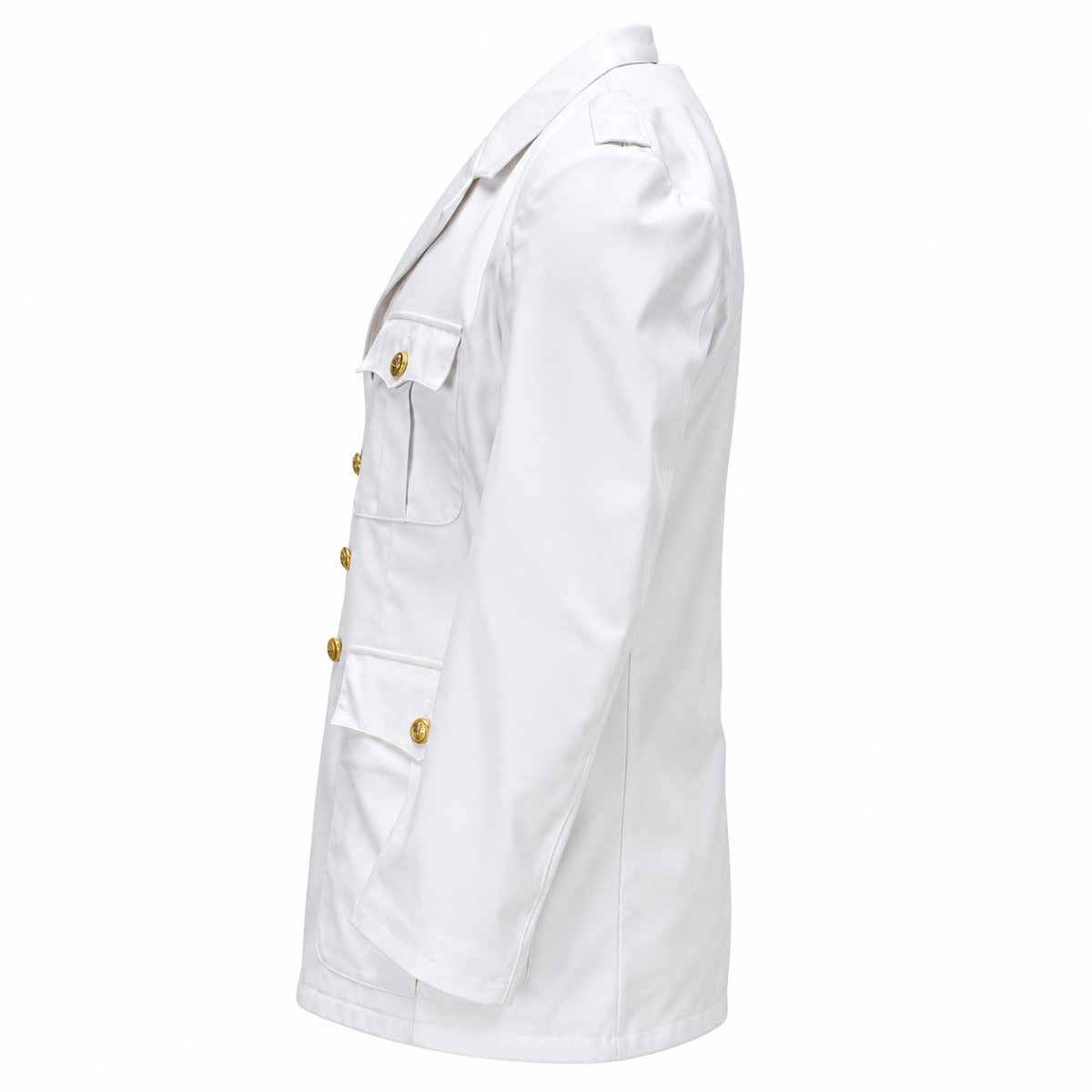 Veste habillée originale de la Bundeswehr allemande Blazer formel boutons dorés blanc