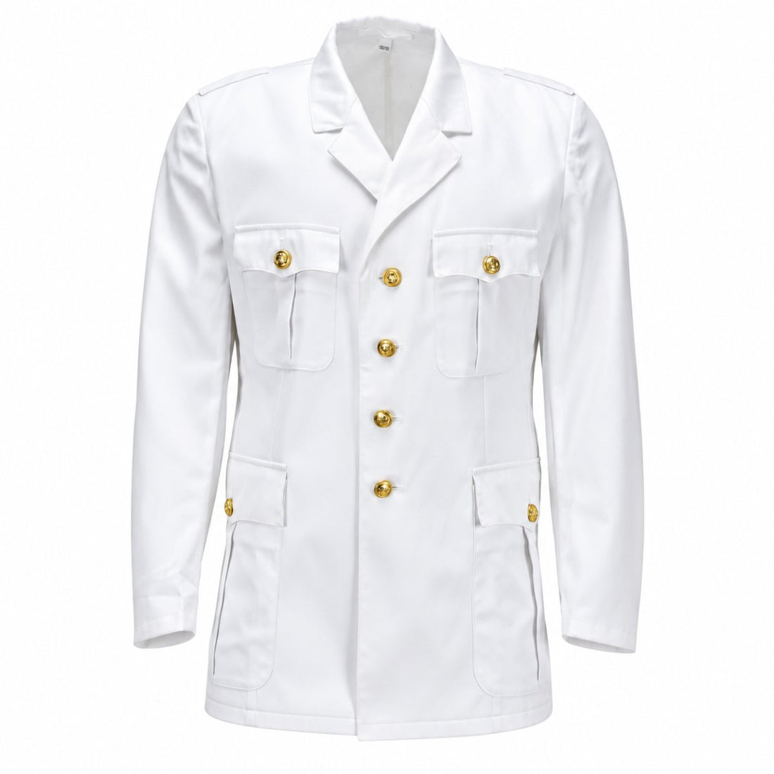 Veste habillée originale de la Bundeswehr allemande Blazer formel boutons dorés blanc