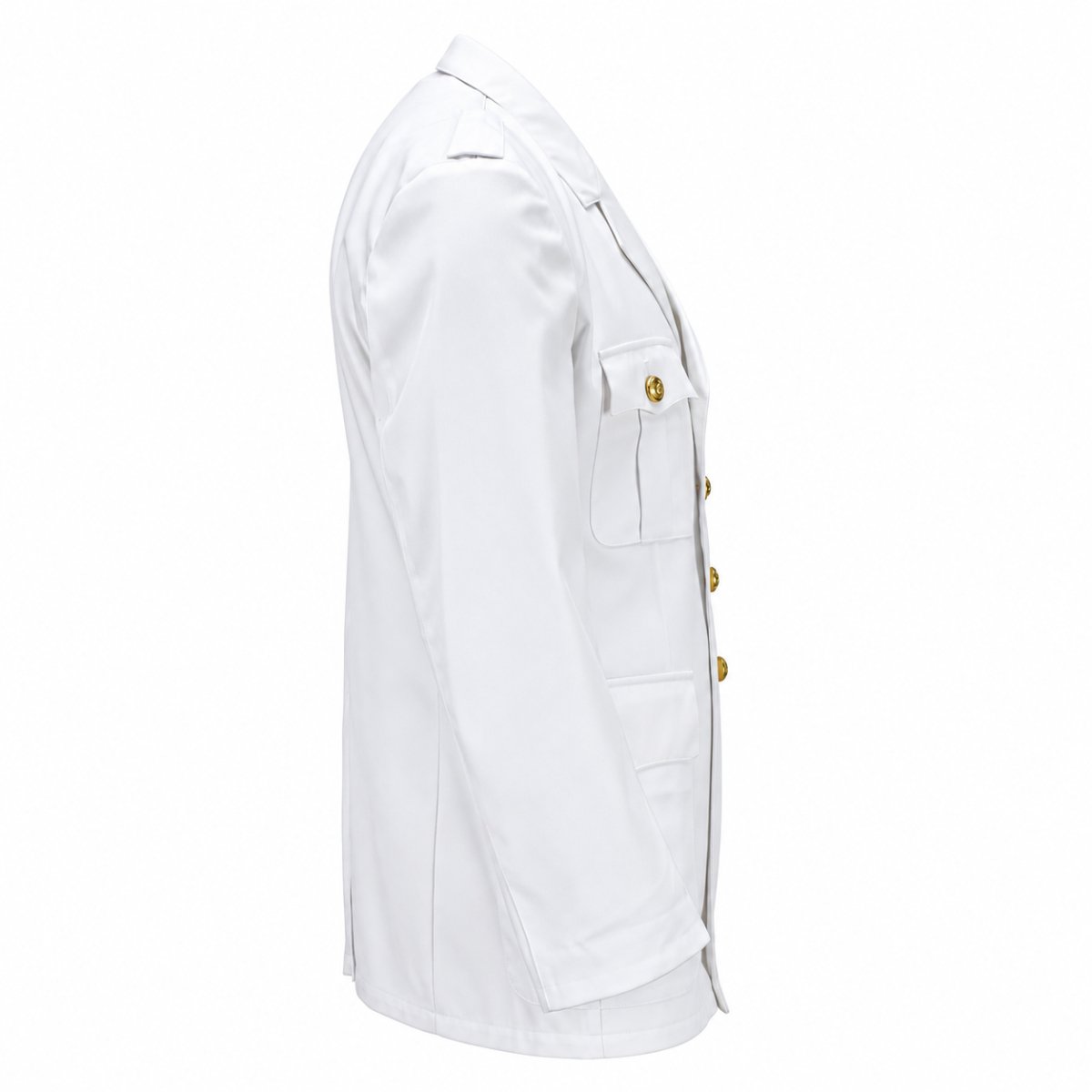 Veste habillée originale de la Bundeswehr allemande Blazer formel boutons dorés blanc