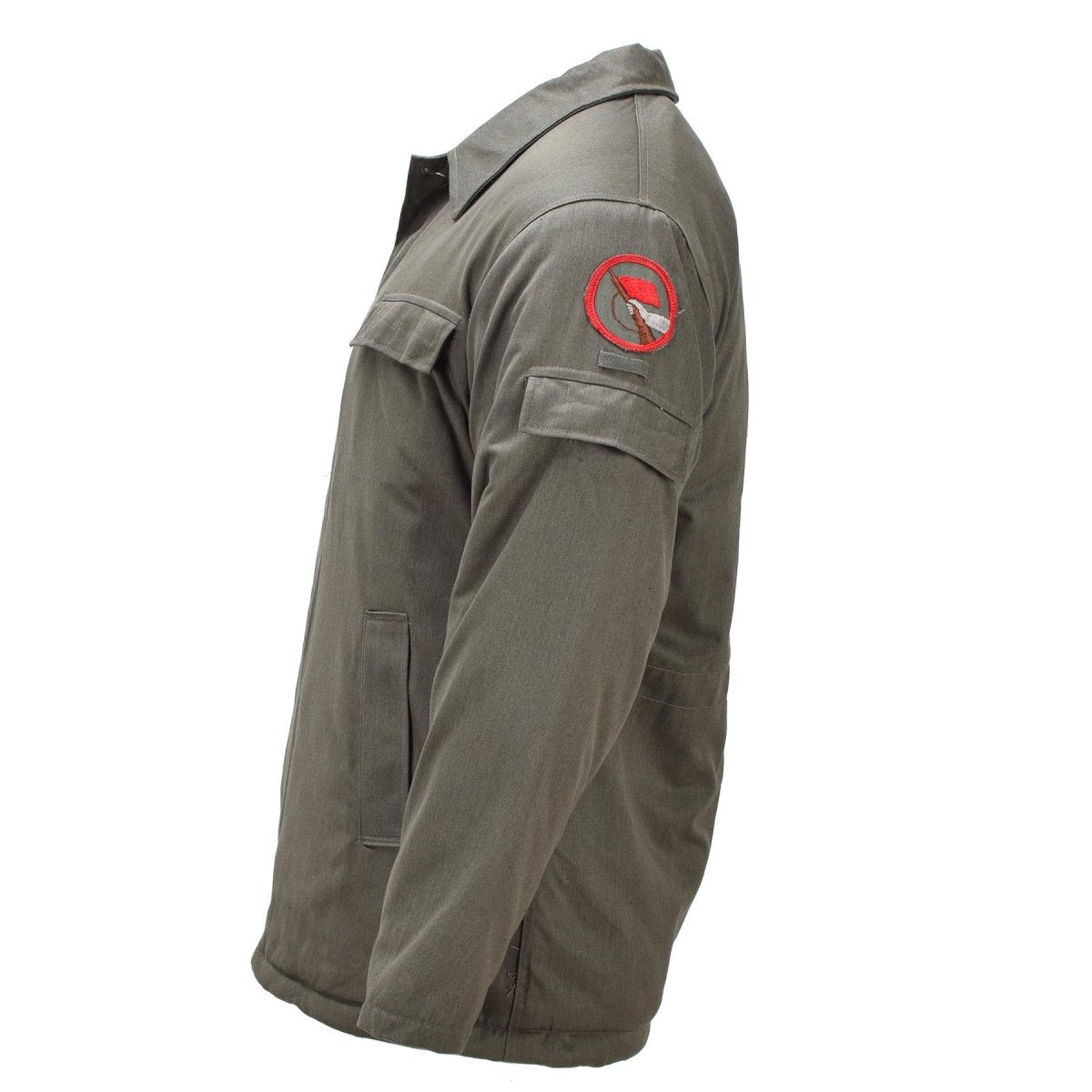 Original militaire allemand DDR Field Coat Army Issue vintage Surplus Olive