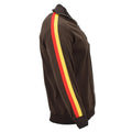 Originele Duitse militaire NVA Brown Sport Jacket Activewear Vintage Tracksuit