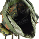 Original German Military Tactical Backpack 65L Combat Rucksack Flecktarn Camo - GoMilitar