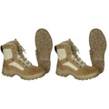 Bottes tactiques militaires allemandes originales imperméables à semelle ronde en caoutchouc kaki NEUVES