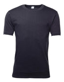 Origineel Duits Militair Ondershirt Korte Mouw Army Issued Surplus Zwart gemaakt van ademend 100% natuurlijk katoen voor comfort en duurzaamheid