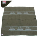 Original German Military Wool Blanket 210x200cm Bundeswehr Style Brown - GoMilitar