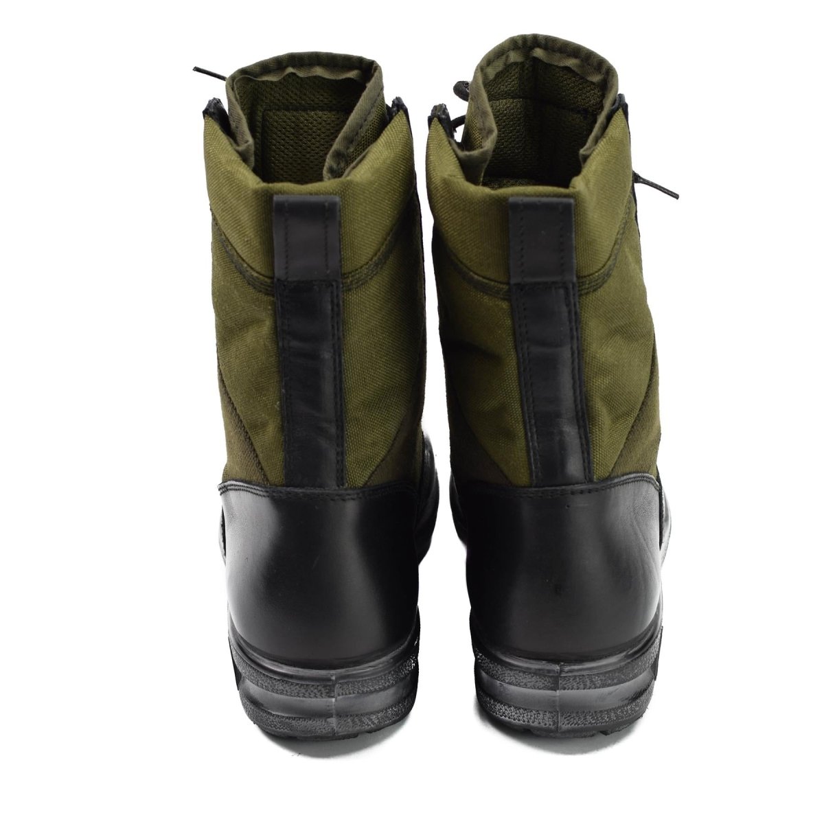 Bottes tropicales originales de l'armée allemande BALTES noir/vert OD surplus militaire NEUF