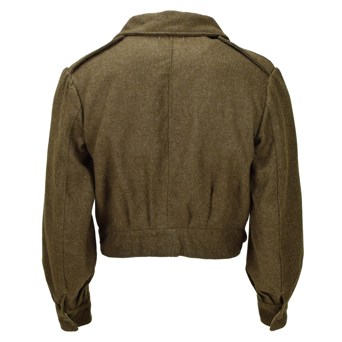 Veste originale de l'armée grecque Eisenhower Ike en laine olive vintage militaire de campagne