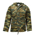 Parka militaire grecque originale M65, doublure à capuche, veste militaire, camouflage lézard