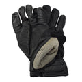 Gants en cuir d'origine de l'armée hongroise doublés militaires hiver extérieur noir