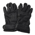 Gants en cuir d'origine de l'armée hongroise doublés militaires hiver extérieur noir