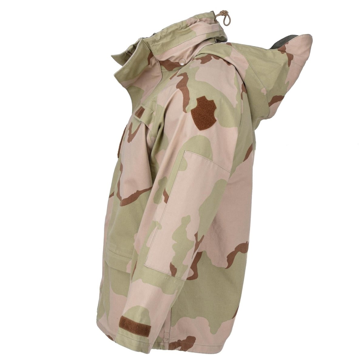 Originele Hongaarse leger regenjasgevecht camouflage woestijn waterdichte capuchoneded