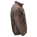 Original Hungarian military brown fleece jacket storm stopper adjustable cuffs - GoMilitar
