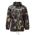 Originele Hongaarse militaire waterdichte jas oprolbare capuchon met knoopflap M93 Camo