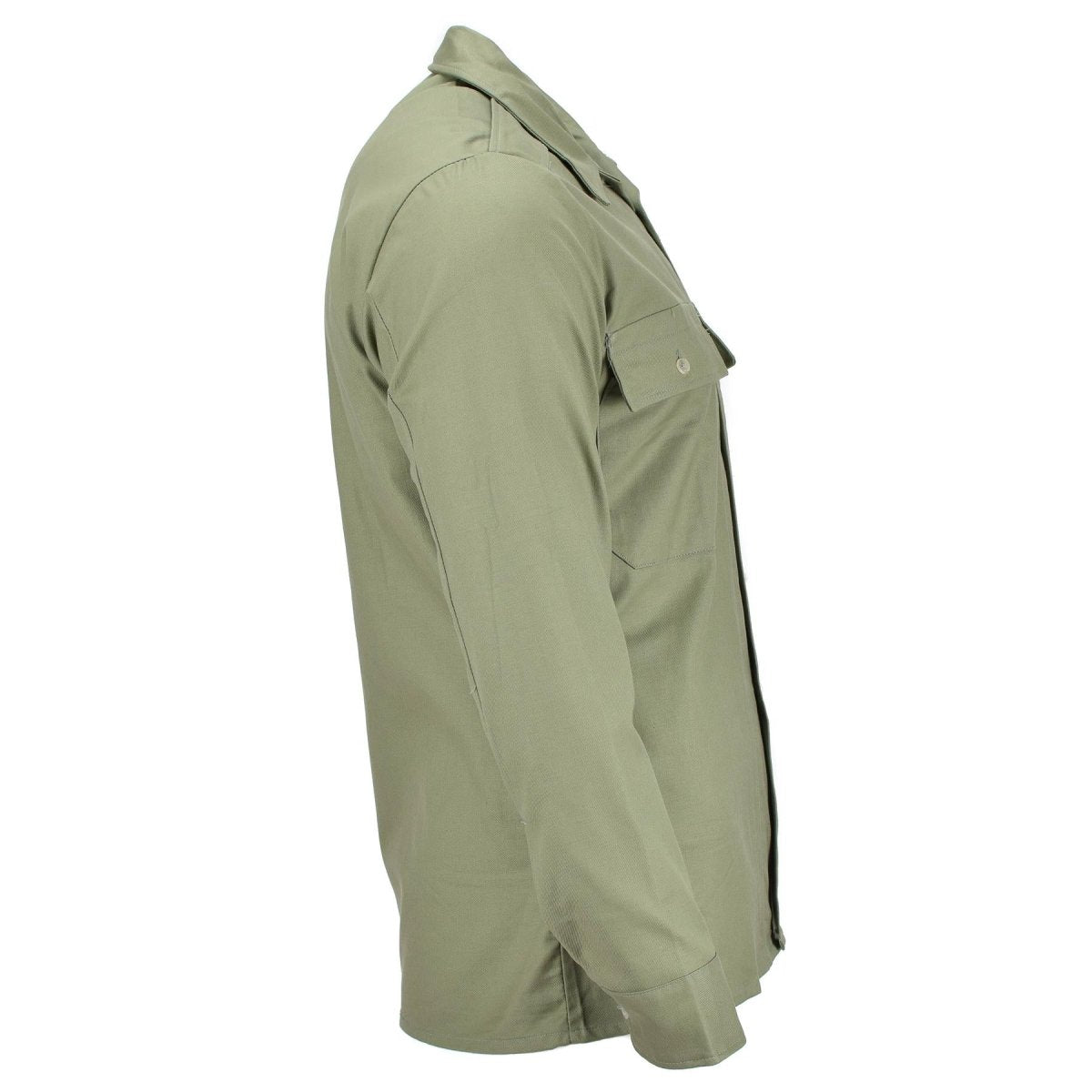 Chemise de combat militaire originale hongroise olive à manches longues avec poches sur le terrain NOUVEAU\