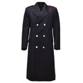 Originele Carabinieri-wollen jas van het Italiaanse leger, uniform met dubbele rij knopen, zwart