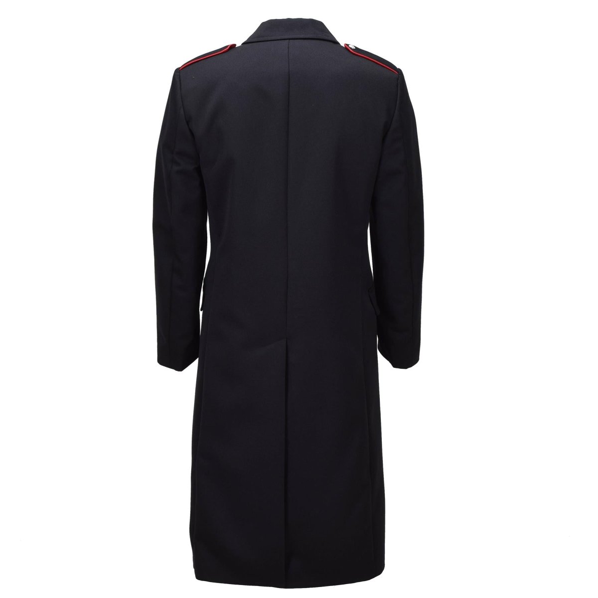 Originele Carabinieri-wollen jas van het Italiaanse leger, uniform met dubbele rij knopen, zwart