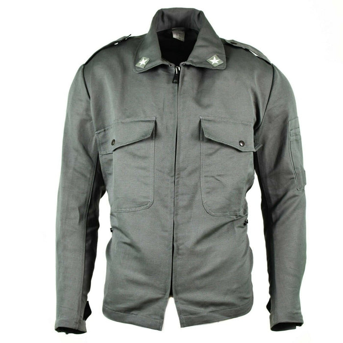 Veste grise originale de l'armée italienne, chemise militaire de l'armée de l'air en surplus de l'EDR NOUVEAU - GoMilitar