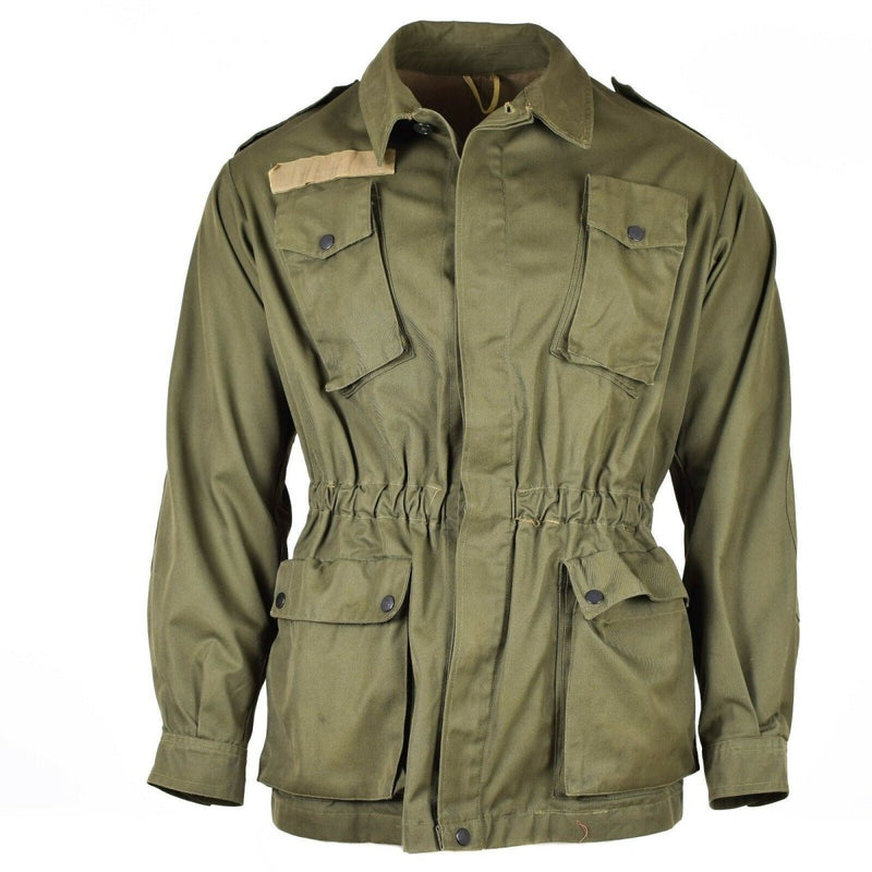 Origineel Italiaans leger olijfgroene jas shirt militair bdu surplus probleem