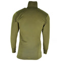Origineel Italiaans leger tricot shirt ritssluiting onderhirt f1 thermische groene od nieuw