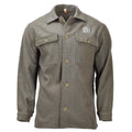 Veste de cérémonie italienne originale en laine olive, uniforme vintage, poignets réglables