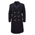 Originele Italiaanse Militaire Carabinieri Jurk Jas Wol Double Breasted Zwart