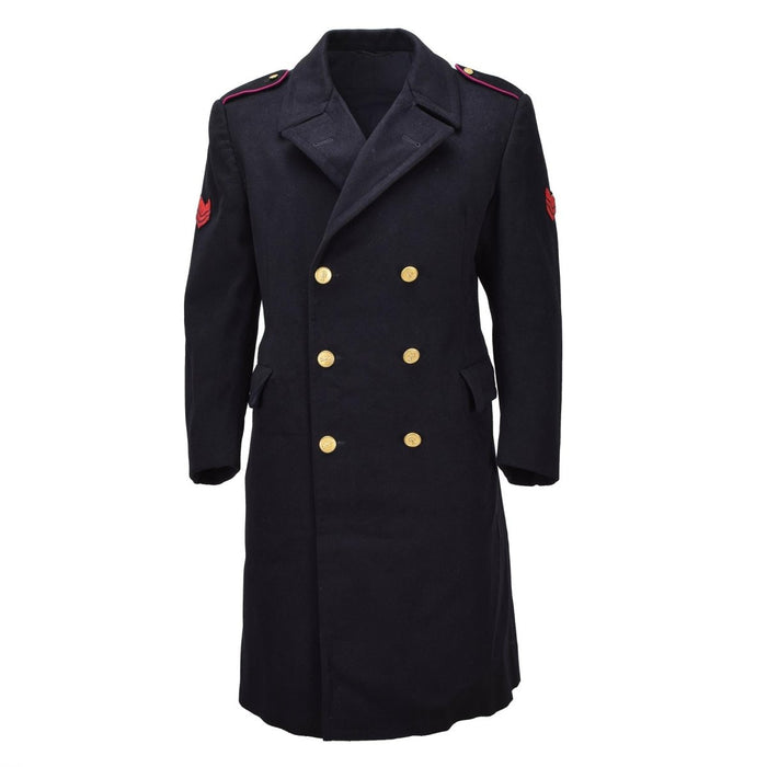 Originele Italiaanse Militaire Carabinieri Jurkjas Wol Double Breasted Zwart - GoMilitar