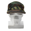 Original Italian Military Combat Cap Woodland Camouflage Ventilation Eyelets - GoMilitar