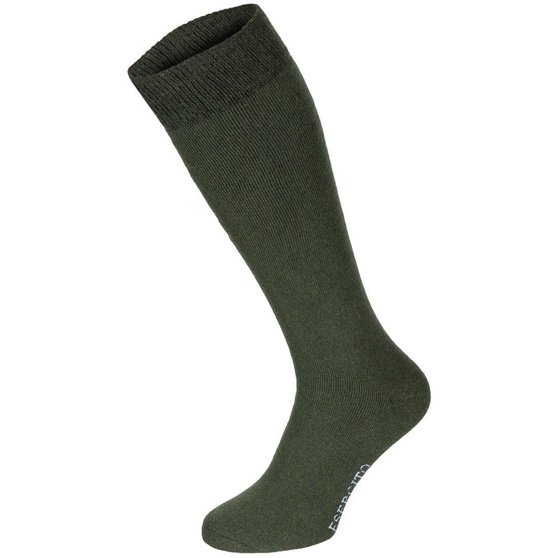 Originele Italiaanse Militaire Esercito Wintersokken Lang Hoog Warm 3-pack Olijf