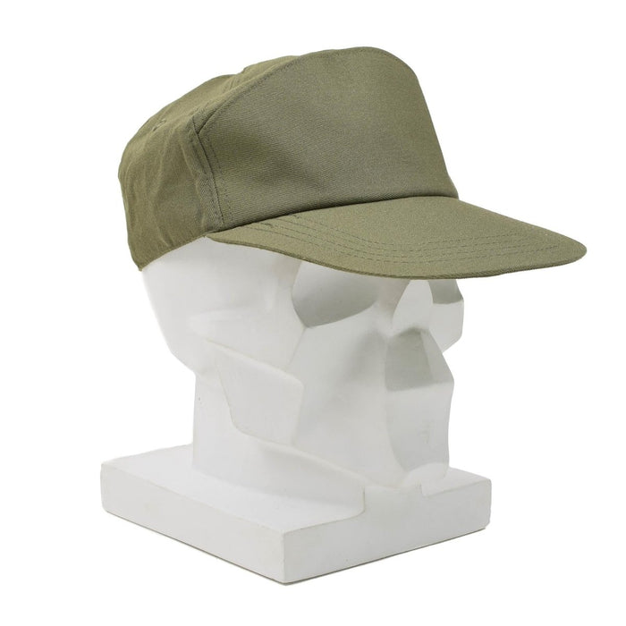 Originele Italiaanse Militaire Pilotenpet Klassiek Design Tactisch Gebruik Duurzaam Olijfgroen - GoMilitar