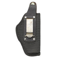 Originele Italiaanse militaire pistoolholster drukknoopsluiting nylon grijs nieuw