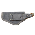 Originele Italiaanse militaire pistoolholster drukknoopsluiting nylon grijs nieuw
