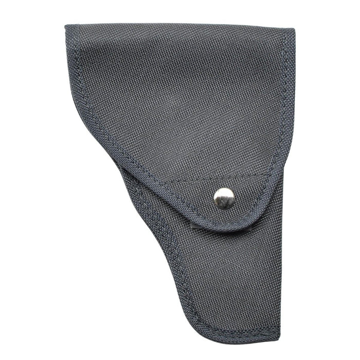 Étui de pistolet militaire italien d'origine, fermeture à bouton-pression, polycoton gris - GoMilitar