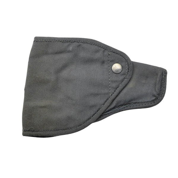 Original Italian Military Pistol Holster Snap Button Durable Canvas Gray - GoMilitar